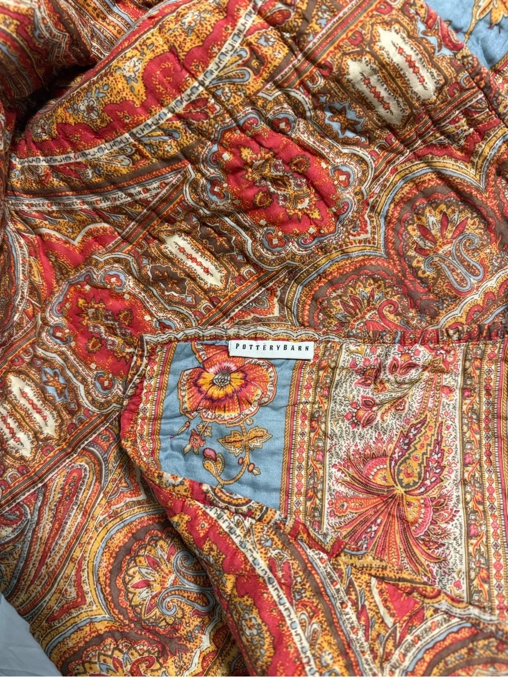 Pottery Barn reversible quilt